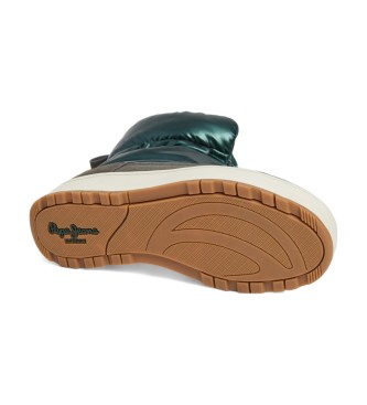 Pepe Jeans Botines Kore Metallic verde