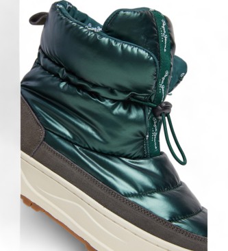 Pepe Jeans Botines Kore Metallic verde