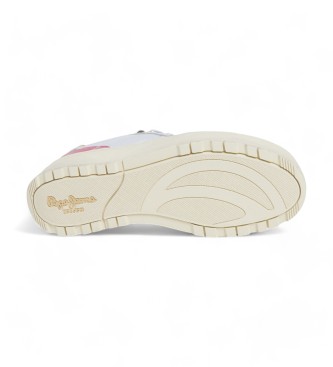 Pepe Jeans Sneakers Kore Moon in pelle bianca