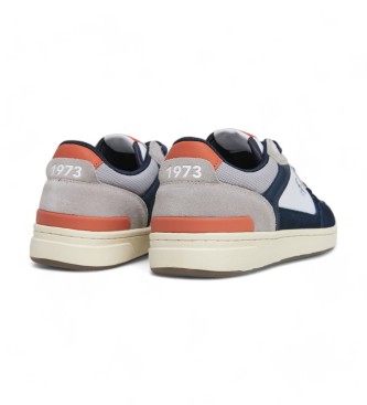 Pepe Jeans Kore Skate navy leather shoes