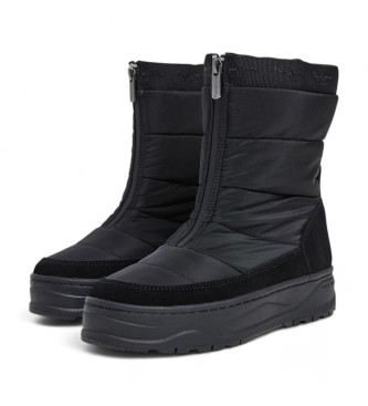 Pepe Jeans Kore Zip Lederstiefeletten schwarz