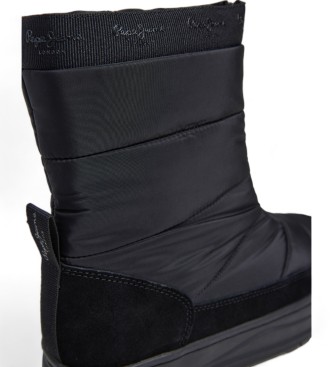 Pepe Jeans Kore Zip Lederstiefeletten schwarz