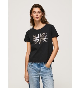 Pepe Jeans Lali T-shirt black - ESD Store fashion, footwear and accessories  - best brands shoes and designer shoes