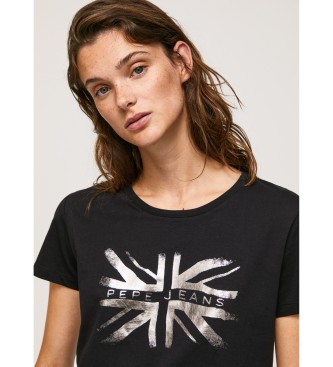 Pepe Jeans Lali T-shirt black - designer ESD best fashion, - and footwear shoes Store and accessories shoes brands
