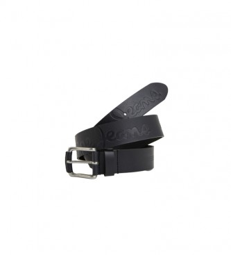 Pepe Jeans Lamar leather belt black