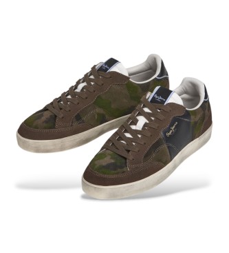 Pepe Jeans Baskets Lane Camo vert