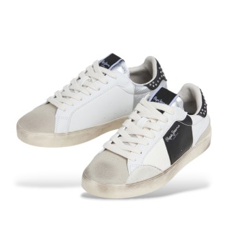 Pepe Jeans Sneakers bianche Lane Glam