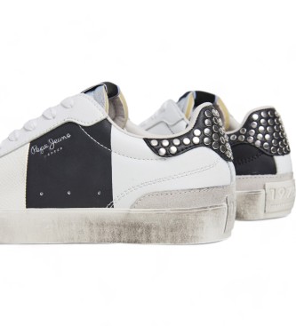 Pepe Jeans Sneaker Lane Glam in pelle bianca