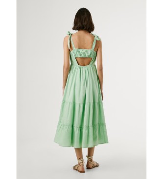 Pepe Jeans Obleka Larieta zelena