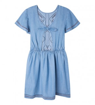 Pepe Jeans Robe Larrie bleue