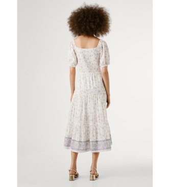 Pepe Jeans Abito Lauren bianco