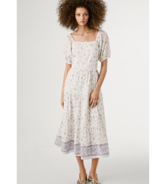 Pepe Jeans Abito Lauren bianco