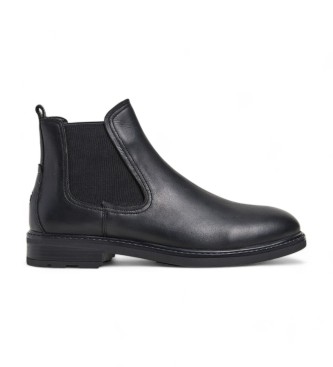 Pepe Jeans Leeds City Lederstiefeletten schwarz