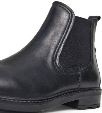 Pepe Jeans Leeds City Lederstiefeletten schwarz