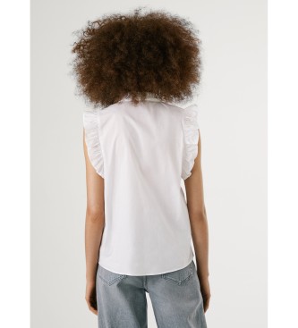 Pepe Jeans Vit Lile-skjorta
