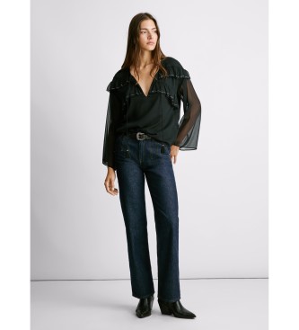 Pepe Jeans Blouse Lizandra zwart