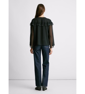 Pepe Jeans Blouse Lizandra zwart