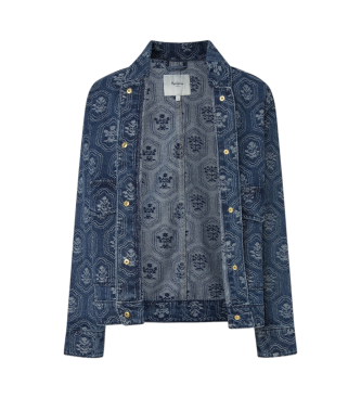 Pepe Jeans Jakna Loa Jacquard blue