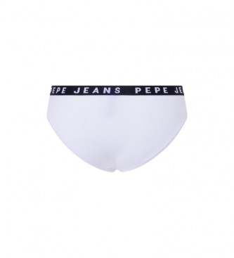Pepe Jeans Slipy Logo białe