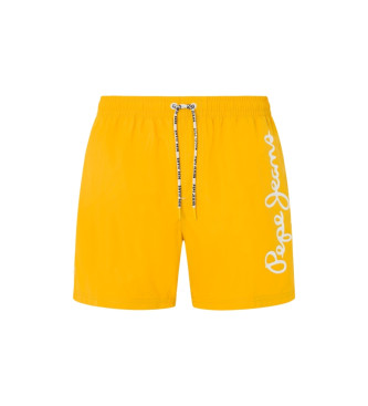 Pepe Jeans Maillot de bain jaune avec logo