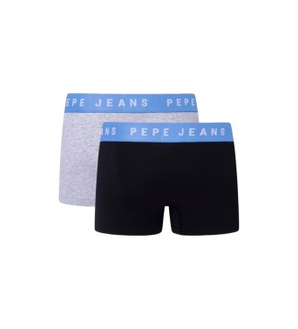 Pepe Jeans Pack 2 Boxer shorts Logo grey, black