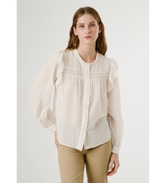 Pepe Jeans Blus Loir off-white