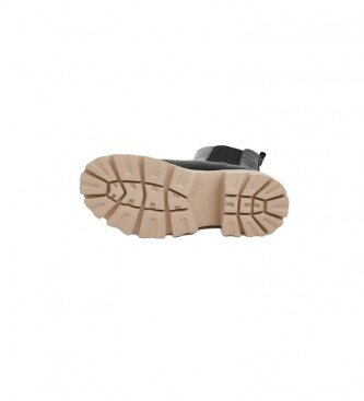 Pepe Jeans Stivaletti Chelsea neri Lol -altezza tacco 6cm-