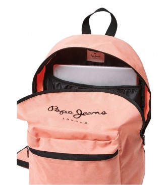 Pepe Jeans London rygsæk orange - 31x44x15cm