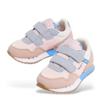 Pepe Jeans London Band Sneakers pink, beige