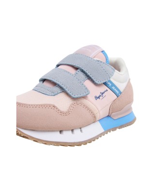 Pepe Jeans London Band Sneakers pink, beige