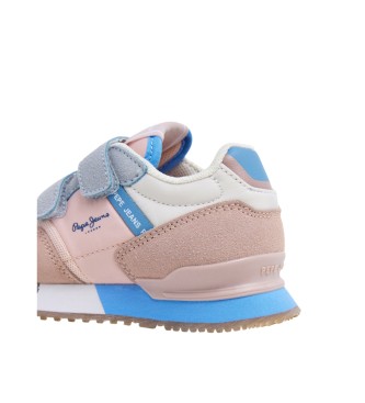 Pepe Jeans London Band Sneakers pink, beige