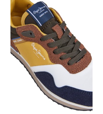 Pepe Jeans Wielokolorowe kapcie London Berg
