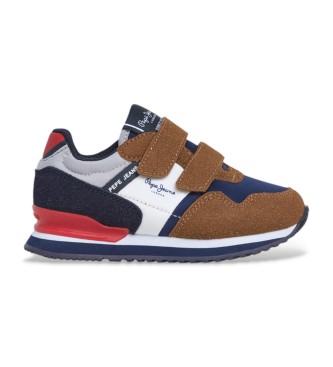 Pepe Jeans Wielokolorowe kapcie London Berg