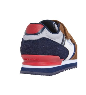 Pepe Jeans Wielokolorowe kapcie London Berg