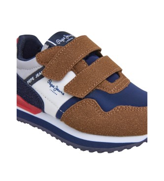 Pepe Jeans Wielokolorowe kapcie London Berg