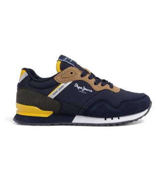 Pepe Jeans London Class B navy trainers