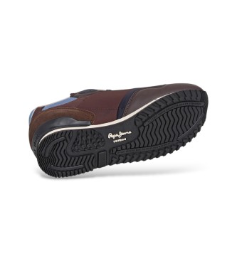 Pepe Jeans Zapatillas London Cross marrón