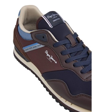 Pepe Jeans Zapatillas London Cross marrón