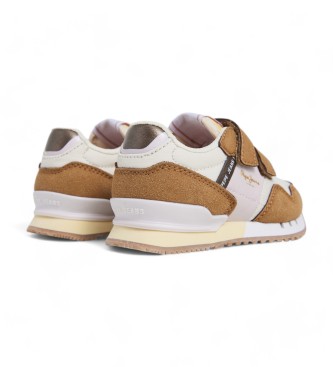 Pepe Jeans London Glam Sneakers brown