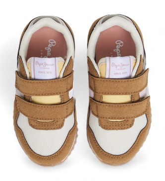 Pepe Jeans Londen Glam Sneakers bruin