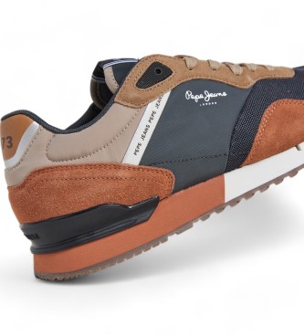 Pepe Jeans London Grade mehrfarbige Lederschuhe