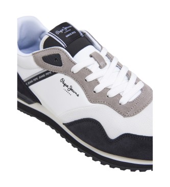 Pepe Jeans London life leather shoes white, grey