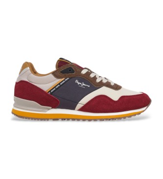 Pepe Jeans London Link multicoloured leather shoes