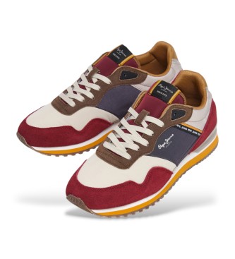 Pepe Jeans London Link multicoloured leather shoes