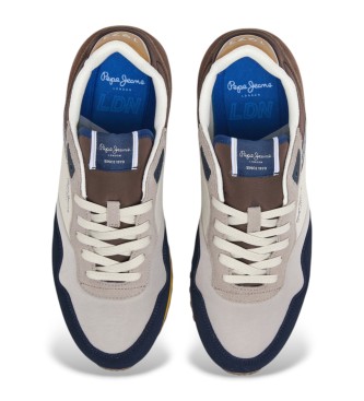 Pepe Jeans London Link multicoloured leather shoes