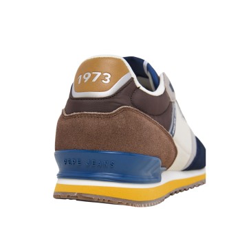 Pepe Jeans London Link multicoloured leather shoes