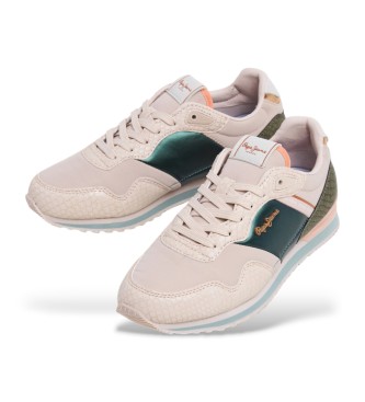 Pepe Jeans Trenerzy London mix różowy