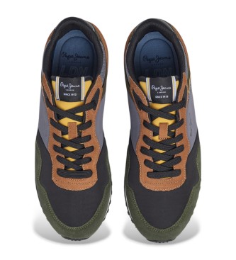 Pepe Jeans Sneakers in pelle verde London Mood