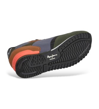 Pepe Jeans Sneakers in pelle verde London Mood