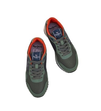 Pepe Jeans London One Basic B green sneakers